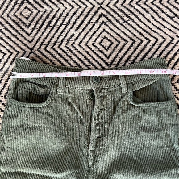 Cynthia Button Fly High Rise Straight Corduroy Pants - Picture 8 of 11